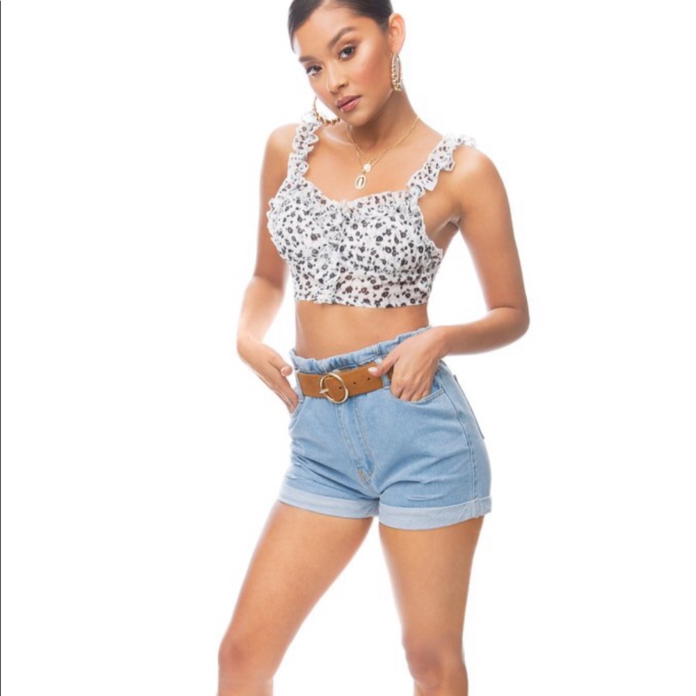 Miss Lola Blue Lagoon Shorts